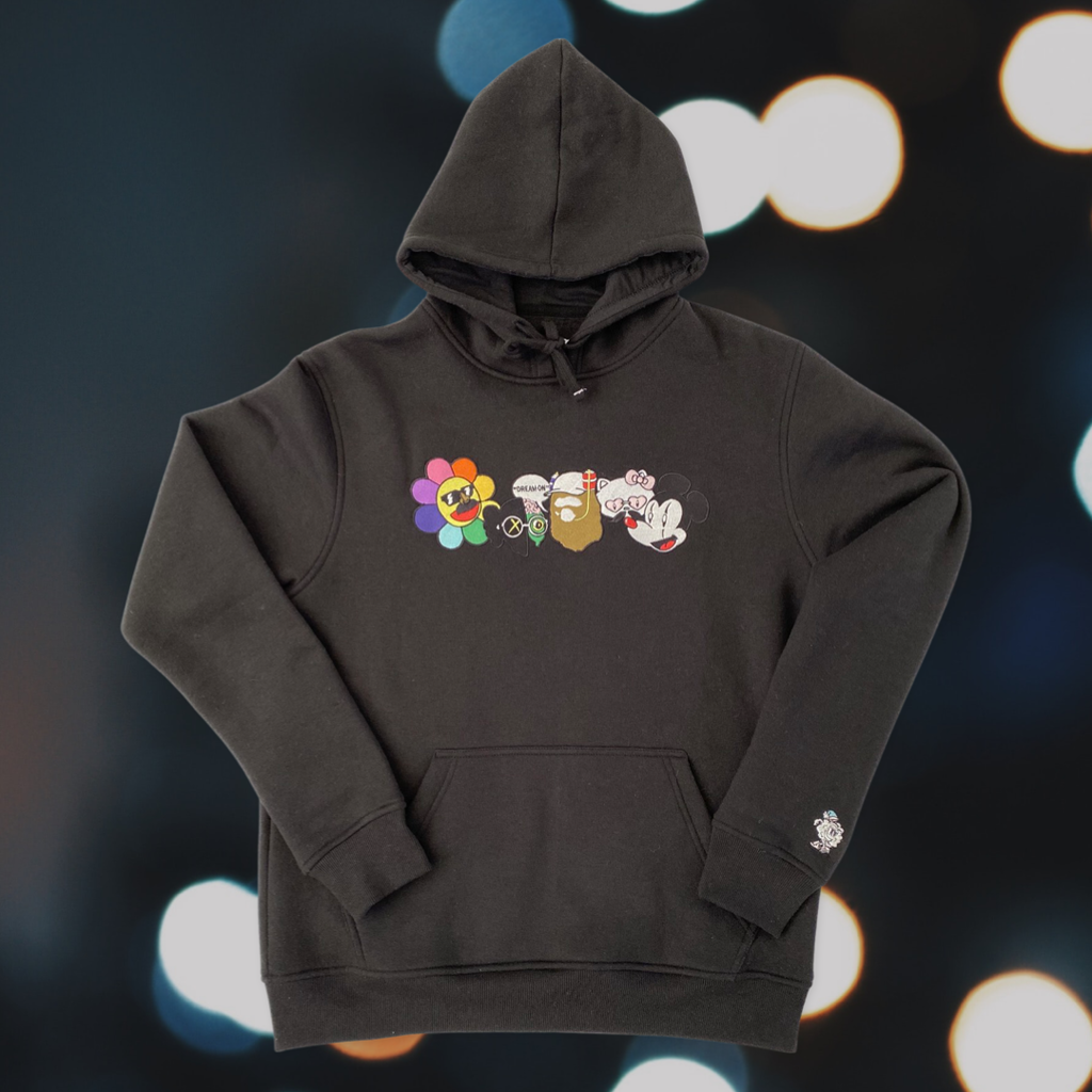 ICONS HOODIE-BLACK