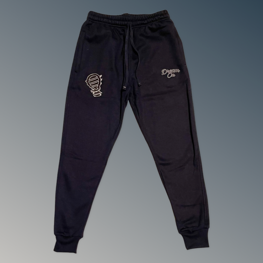 EMBROIDERED LOGO JOGGERS