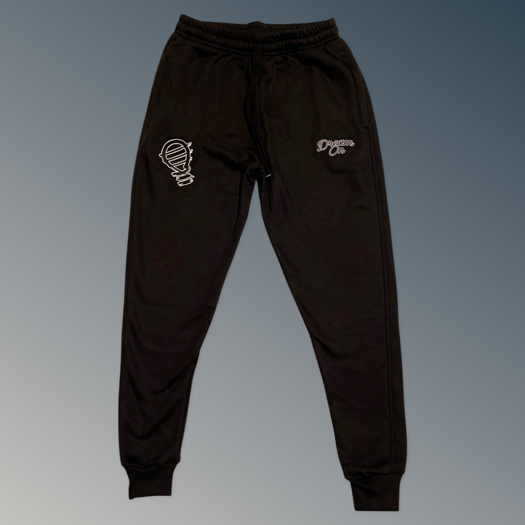 EMBROIDERED LOGO JOGGERS