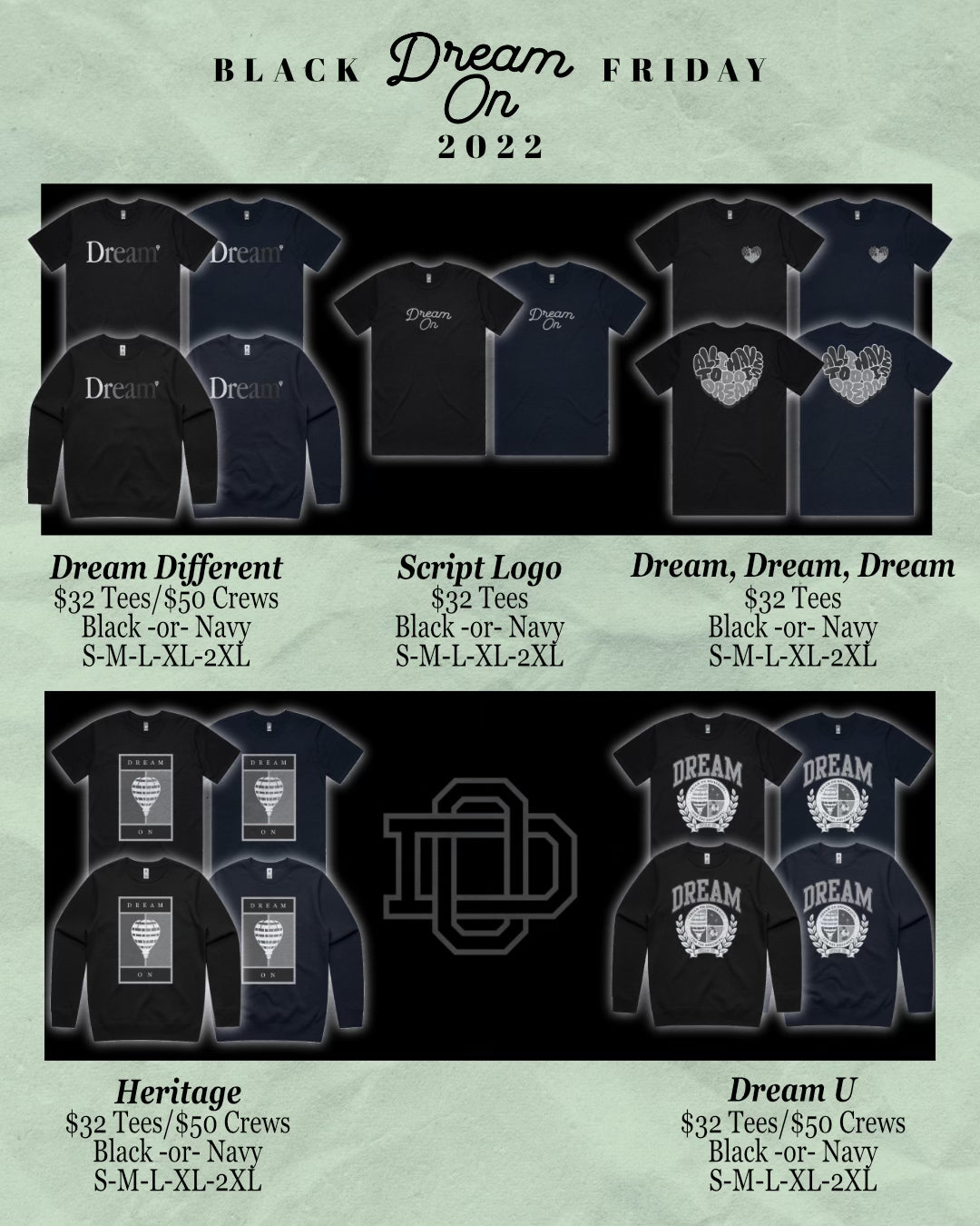 HERITAGE BLACK FRIDAY ‘22 TEE & CREW